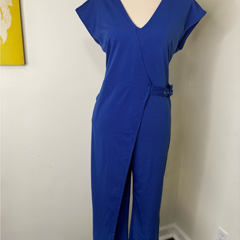 Elegant Blue Women's Jumpsuit 2x